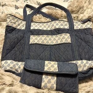 Lemon Hill Tote Bag and matching wallet